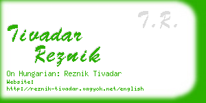 tivadar reznik business card